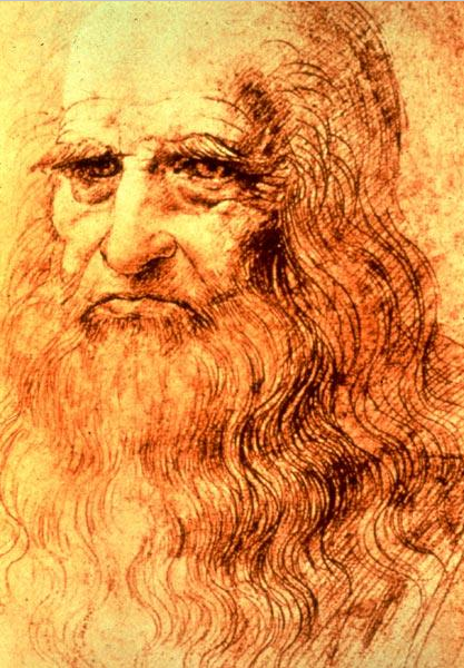 Autoportrait Leonard De Vinci Turin Bibliotheque Royale BALADES 