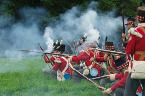 troupes britanniques, guerre napoleonienne, fusillade, napoleon, waterloo, bicentenaire de Waterloo, balade historique, balades-historiques.com, reconstitueurs