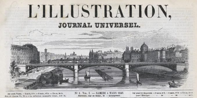 1843, l'Illustration, numéro 1, balades historiques, balade historique